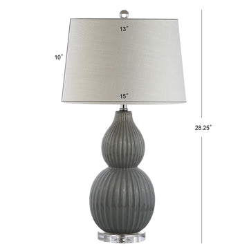 Thatcher 28.25" Ceramic LED Table Lamp - JONATHAN Y